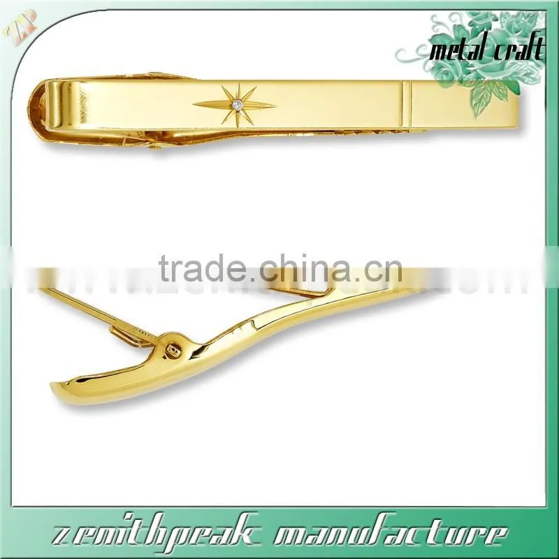 wholesale silver plating tie clip & mens tie bar & fashion tie pin