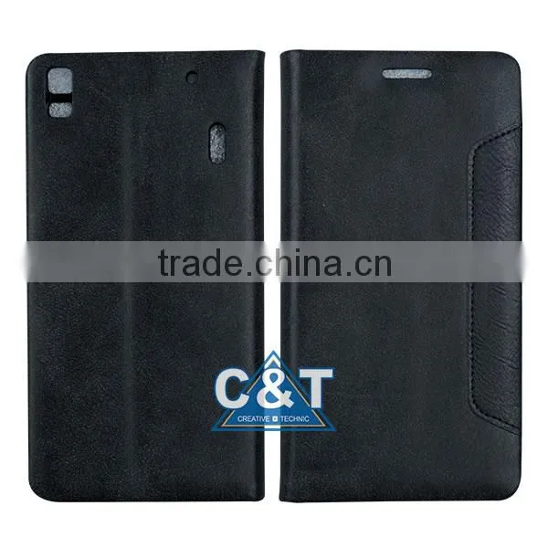 C&T Retro PU Leather flip case cover For Lenovo K3 NOTE smartphone