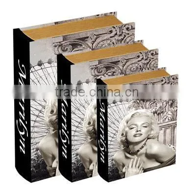 2016Hotsales Wooden Book Box Storage Box