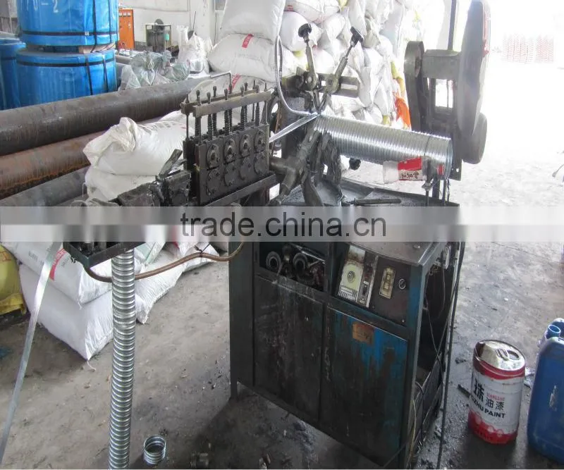 prestressed round galvanized metal corrugated pipe/bellows