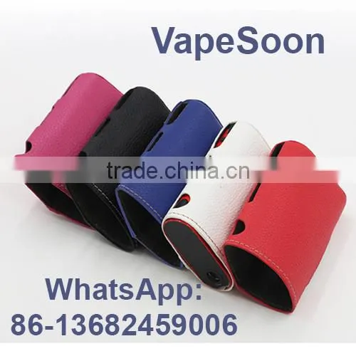 Customized leather skin for Nebox Mod leather skin with bottom ventilation hole