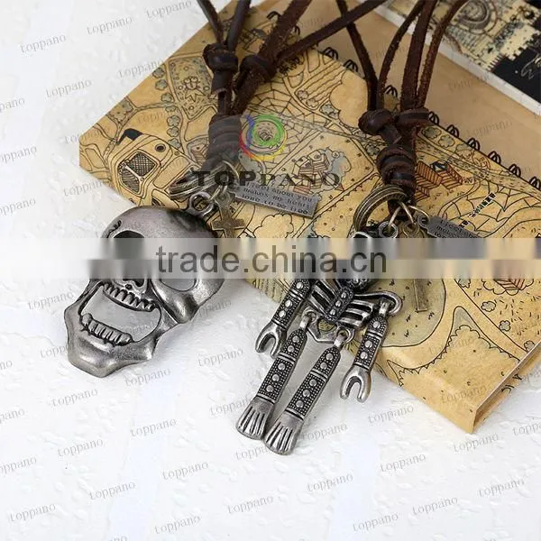 new handmade woven fashion genuine leather bracelet