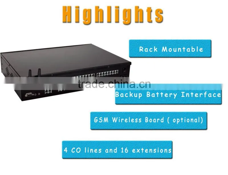 PBX Factory Hybrid Keyphone Wireless APBX in PBX system (TP832-416)