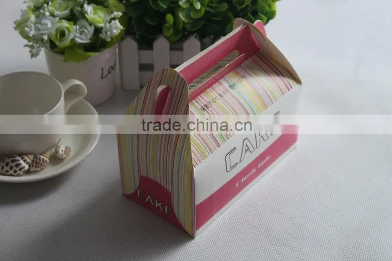 Custom kraft paper cake box small packaging box food paper box in Guangzhou