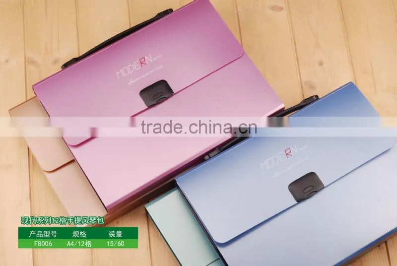 Paper filing expanding file folder accordion file folder