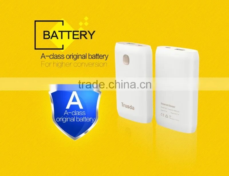 mili power bank 5200/6600/10400mAh power bank 18650 cara menyalakan lampu led power bank