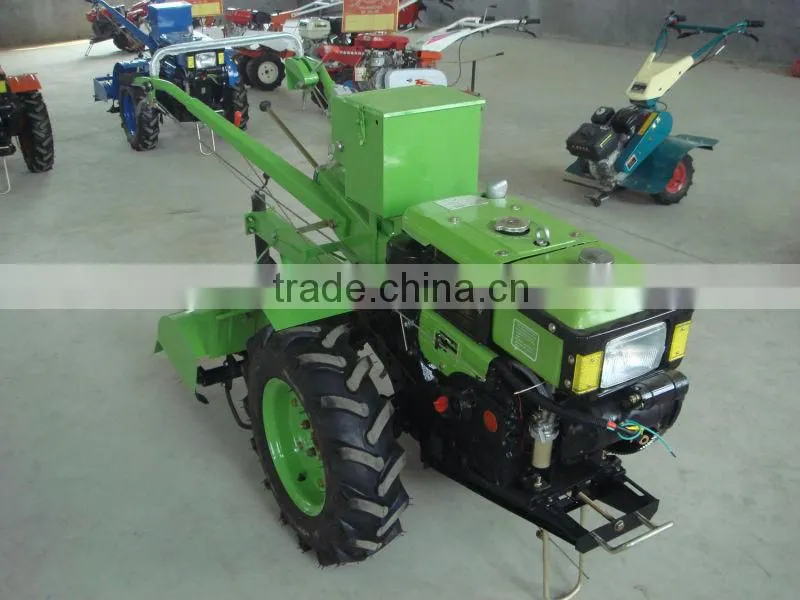 high quality two wheels 8HP 10HP 12HP 15HP mini walking tractor