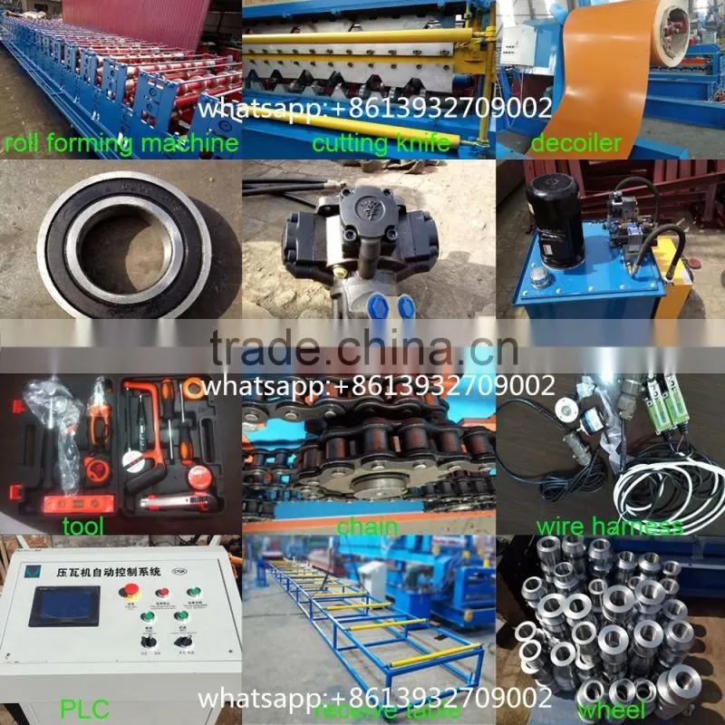 Trapezoid zinc roofing sheet making machine