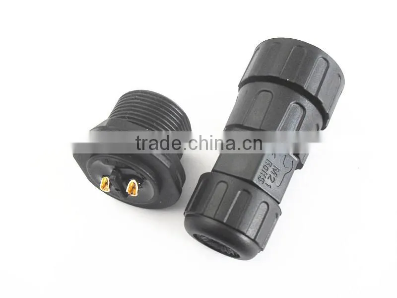 35amp electrical power connector panel mounting waterproof