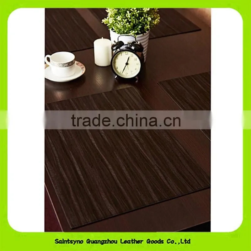 16020 Guangzhou Supplier tea cup coaster /faux leather placemats and coasters