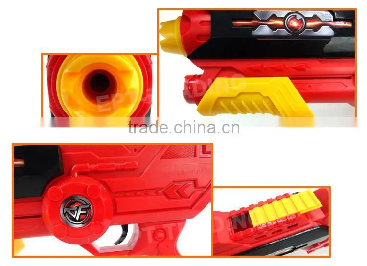 2015 Brand new 2IN 1 kids plastic soft air toy gun with water bullet