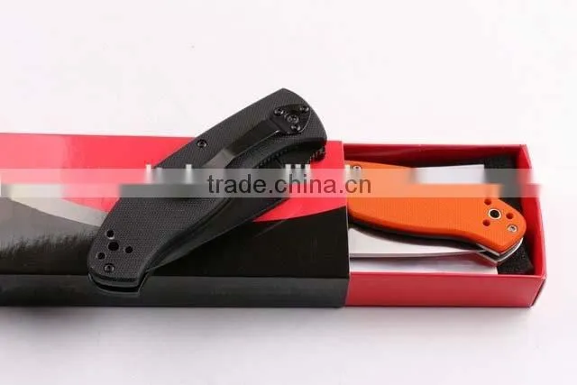 OEM 8CR13MOV stainless steel G10 camping knife