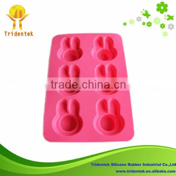 New Product 2015 Cake Decorating Promotion 6-cup Baking Tools Silicone Molds