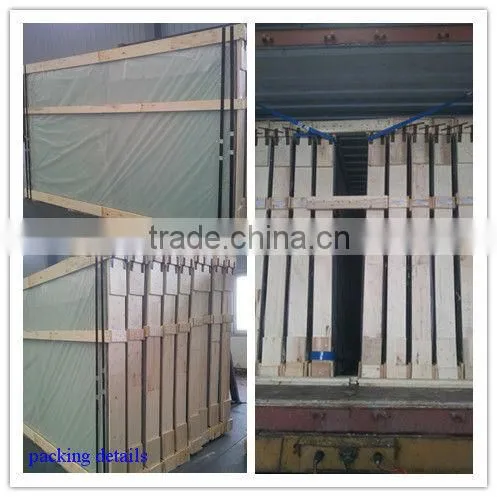 6.38mm -30mm clear and tinted laminated safety glass manufactures