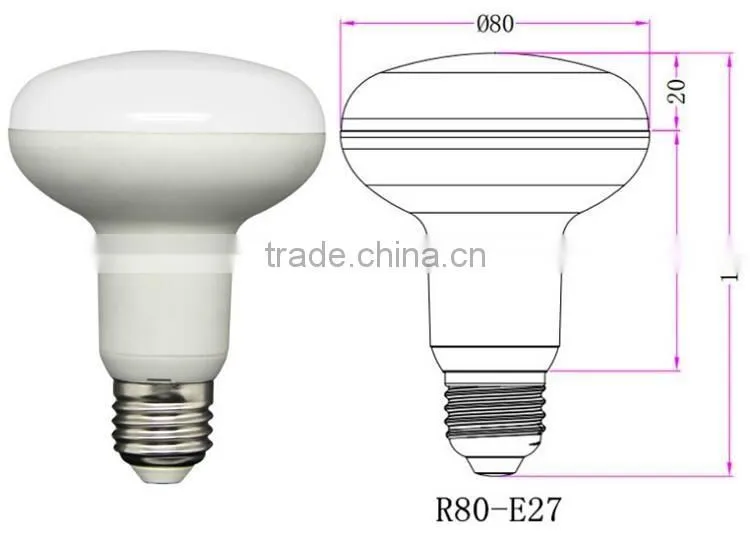 110v 220v plastic aluminum smd 9w e27 led bulb