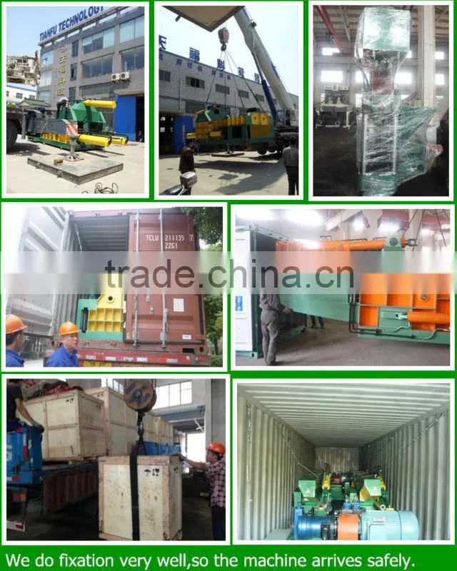 YQD-2500 New design fully automatic high density waste car baler car trash compactor (CE ISO)