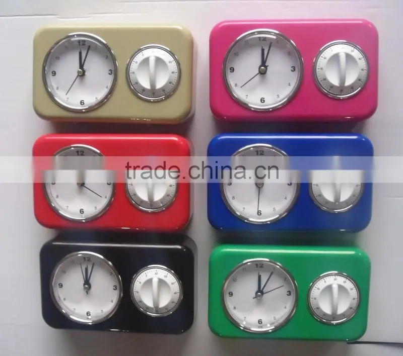 kitchen table alarm clock with timer