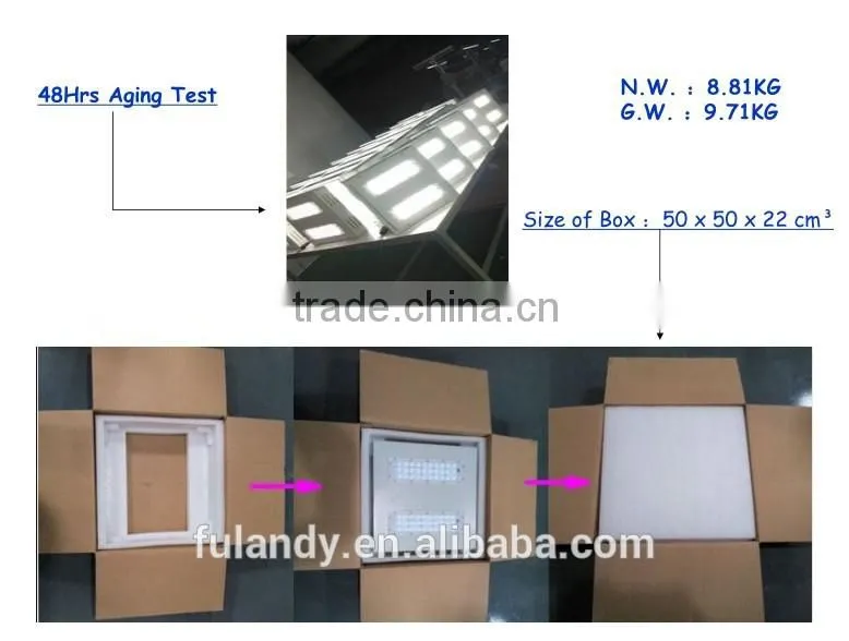 100 Watt UL and DLC Listed LED Petrol Station Canopy Lighting