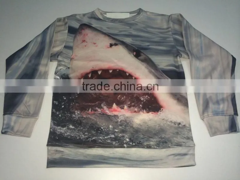 2015 all over printing crewneck sweatshirt