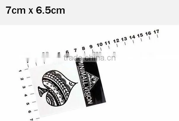 spade tatoo sticker
