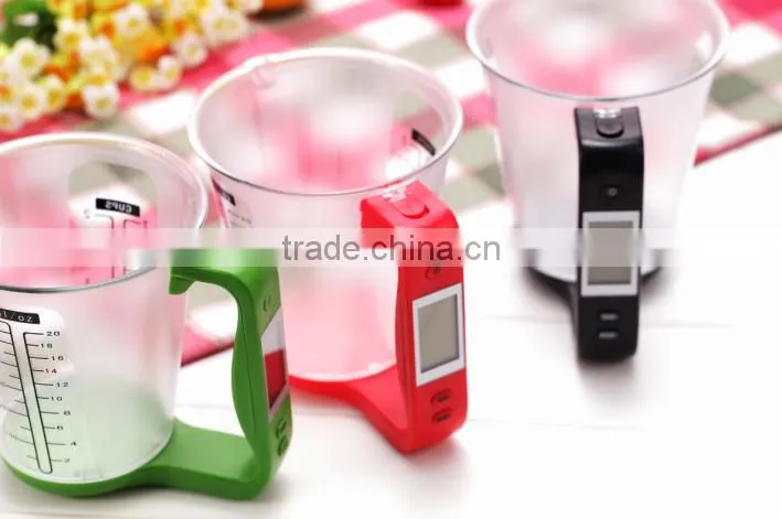 Fashionable digital weighing kitchen scale