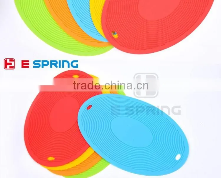 Colorful Round Non-Slip Heat Resistant Mat Coaster Cushion Placemat Kitchen Ware