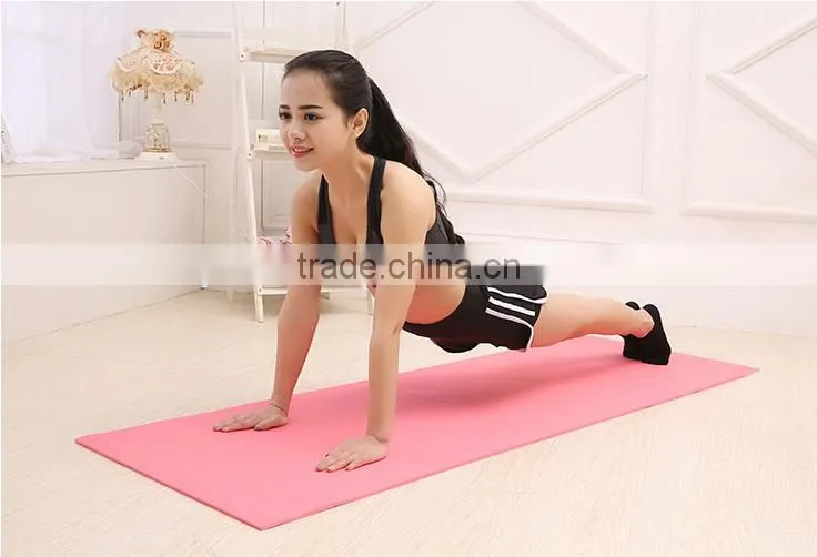 Eco - friendly NBR /PVC yoga mat OEM best quality in China