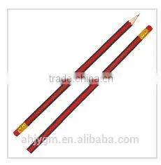 7'' With Eraser Sharpened Triangle HB Pencil/wooden HB pencil.