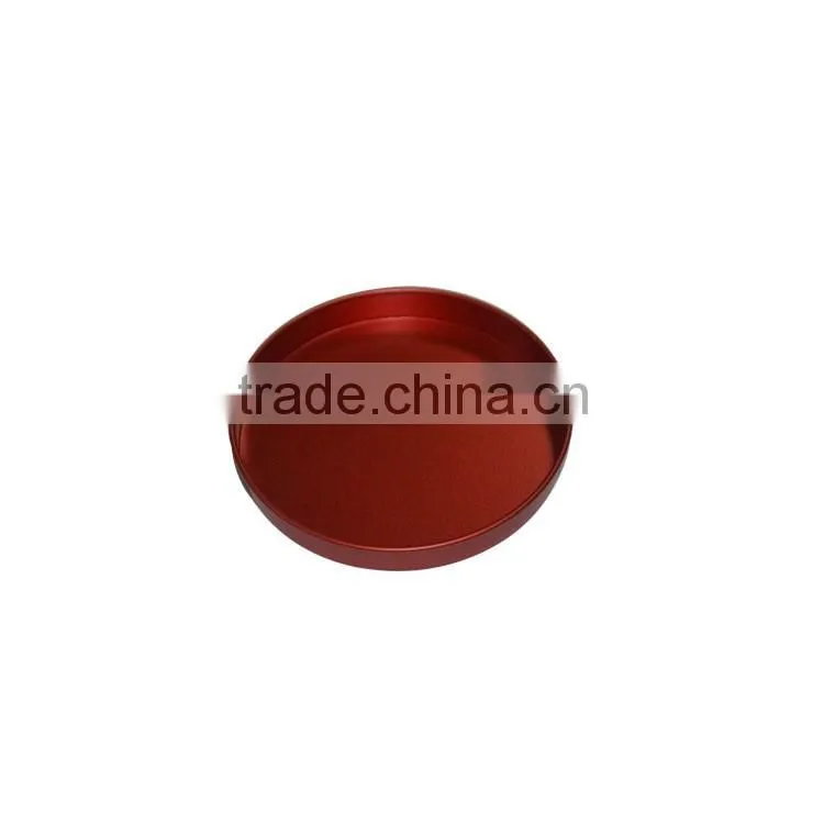 round metal mini ring tin box/Small Round red Tin Boxes