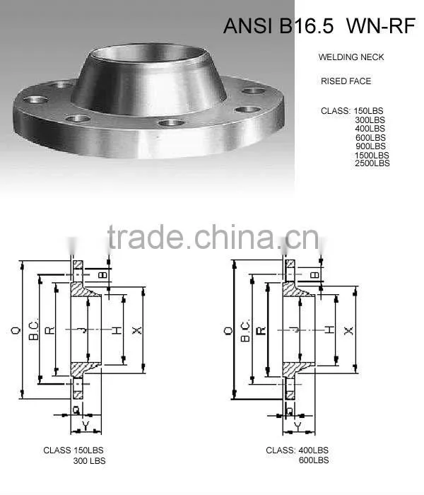 Titanium welded Flange with high pressure