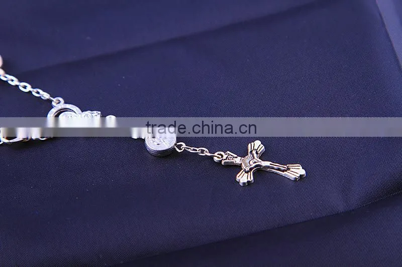 fatima silver catholic rosary gift