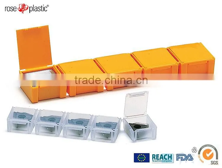 ABS plastic insert split packaging box for carbide inserts ISB