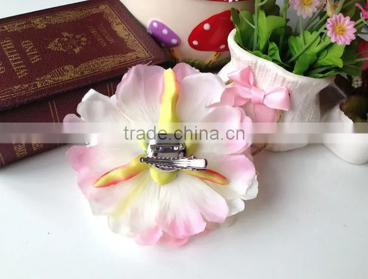 Silk Fabric Artificial Peony Flower Silk Flower Head