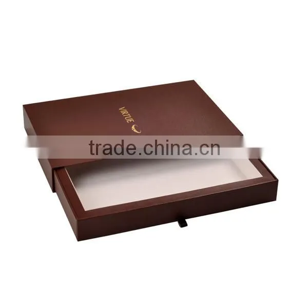Hot!!! Customized Made-in-China Mens Wallet Belt Paper Packaging Gift Box(ZDC13-103)