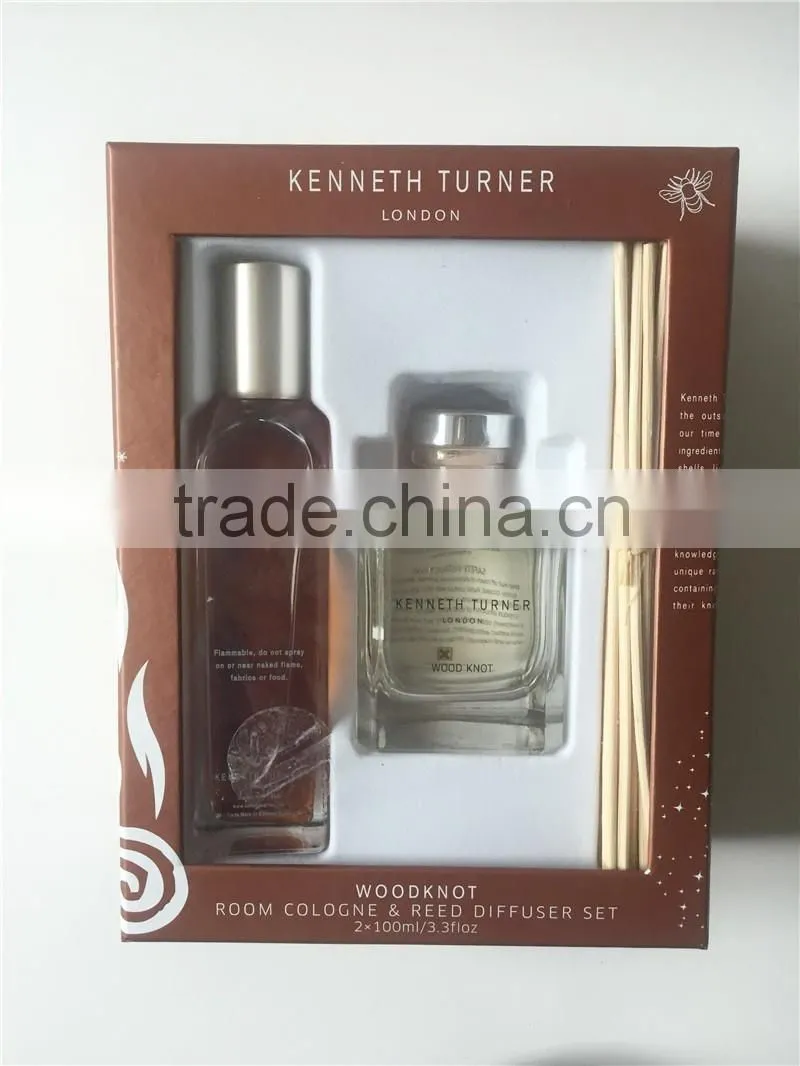 Custom wax set up rigid luxury packaging paper diffuser bottle box