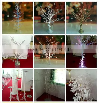 wedding table tree centerpieces for Christmas or wedding centerpiece with light