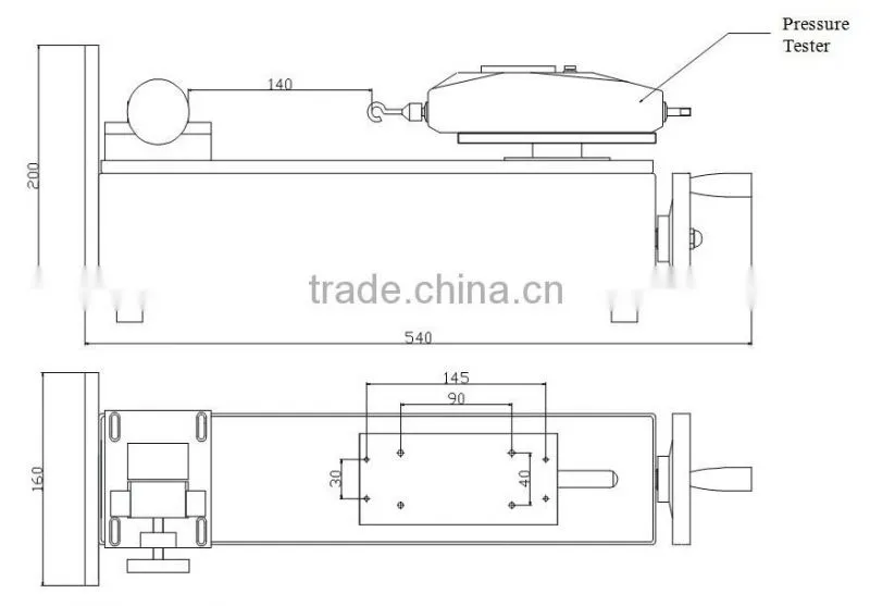 Vertical and Horizontal Dual ASL-S Screw Test Stand wirh Digital Scale