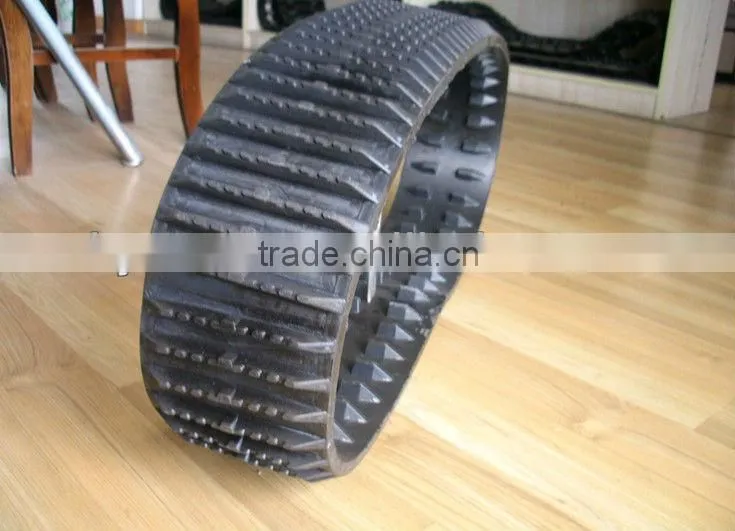 Small robot rubber track,wheelchair rubber track