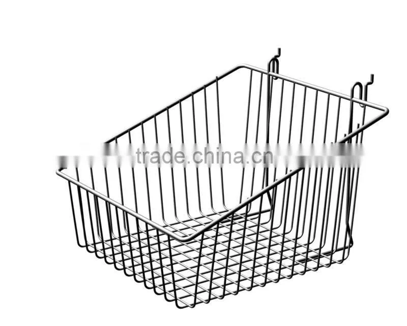 PF-S026 Supermarket metal slanted display shelf