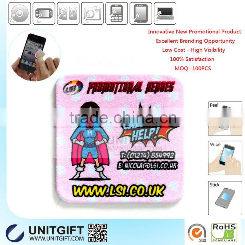 China Unitgift soft rubber mobile phone screen cleaner