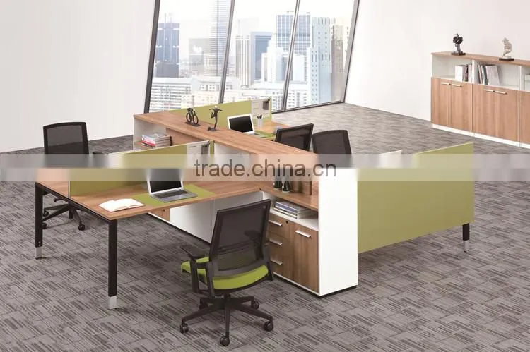 wooden office cubicle office partition table furniture