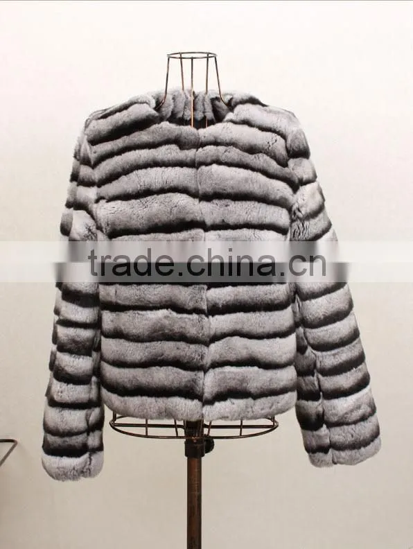 2015 fashion women winter genuine rabbit fur coat RC11