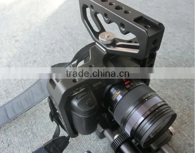 Pansonic GH4 dslr rig shoulder mount kit with detachable handle body case and 15mm system case