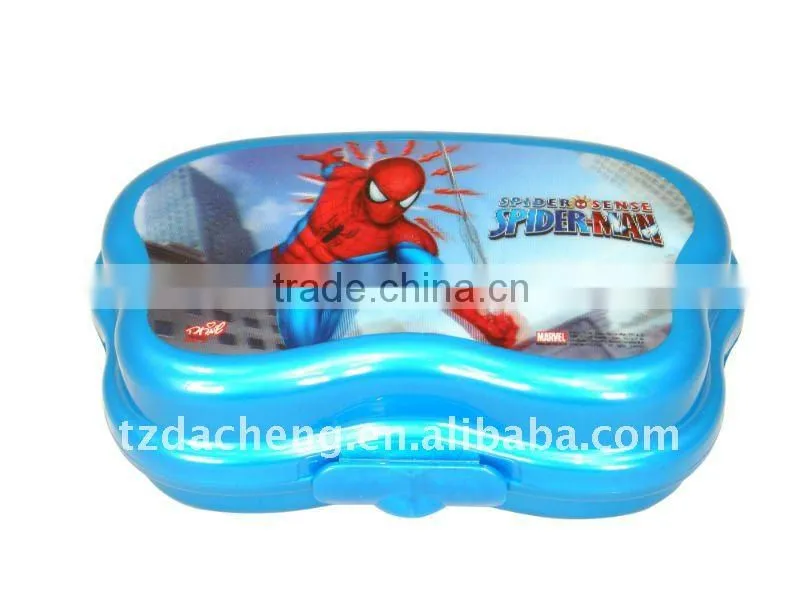 Food Grade Korea Lunch Box, Cheap 3D Lenticular Printing Hot Lunch Box