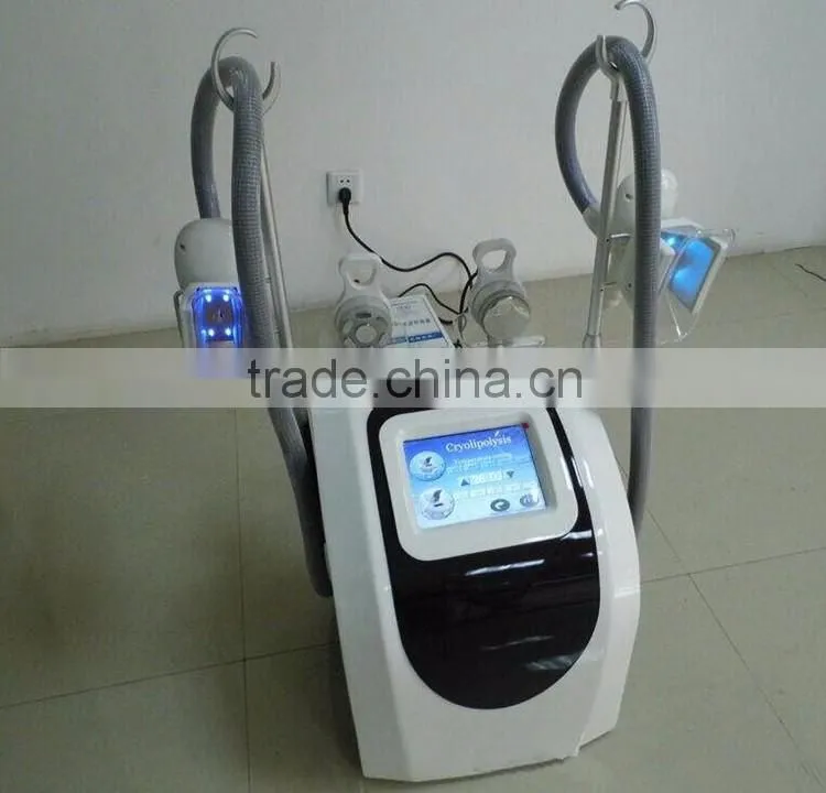 hot sale Multi-Functional&cavitation rf/ four handles cryolipolysis slim freeze belt machine