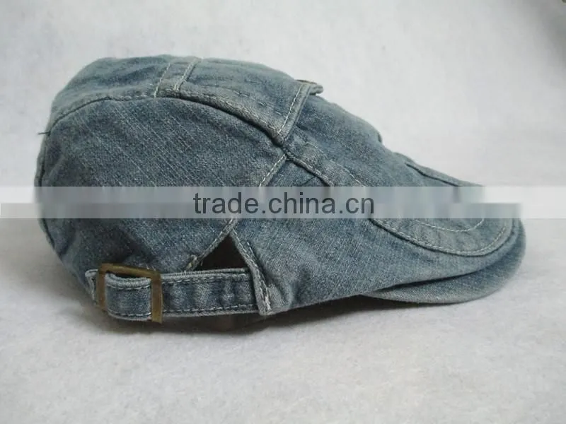 custom beret hats and caps wholesale denim beret hat for woman