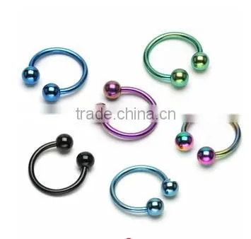 The flexible eyebrow piercing jewelry eyebrow barbells & rings