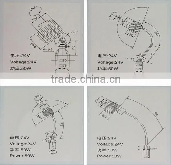 24V Machine Lamp JL40A-1 JL40A-2 JB40A-3 JB40A-4