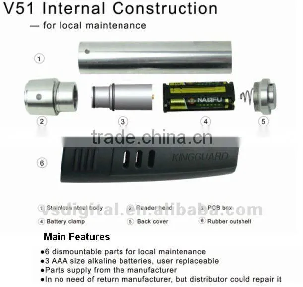 V51 durable stainless steel Ibutton touch Guard Tour Reader