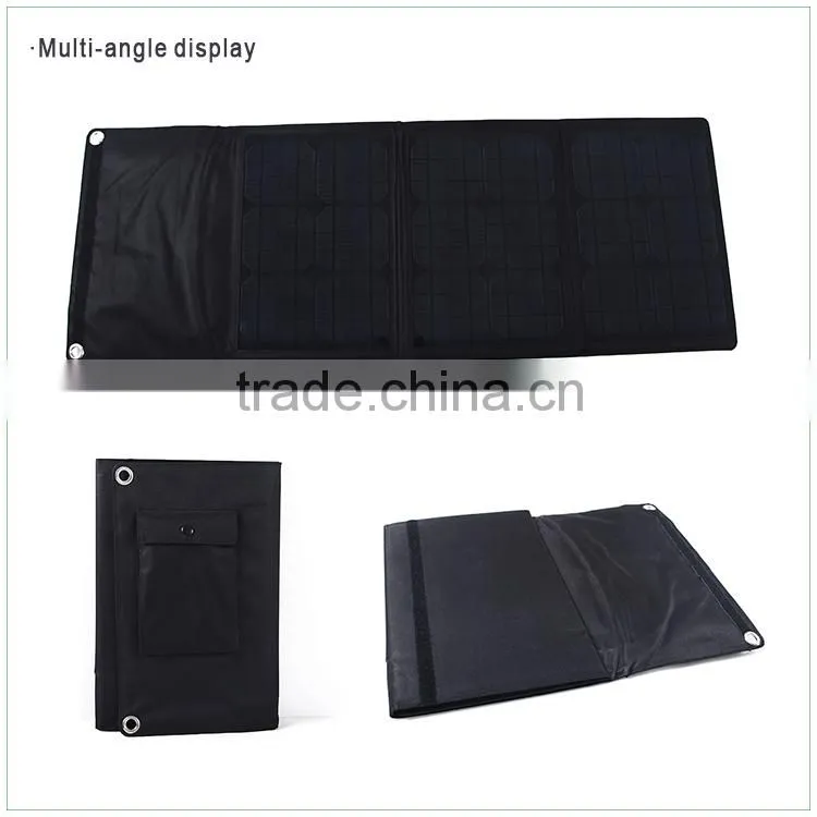 Factory Outlet Wholesale foldable 30W solar cell panel for outdoor use